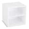 16" White Modular Cube with Shelf by Simply Tidy®